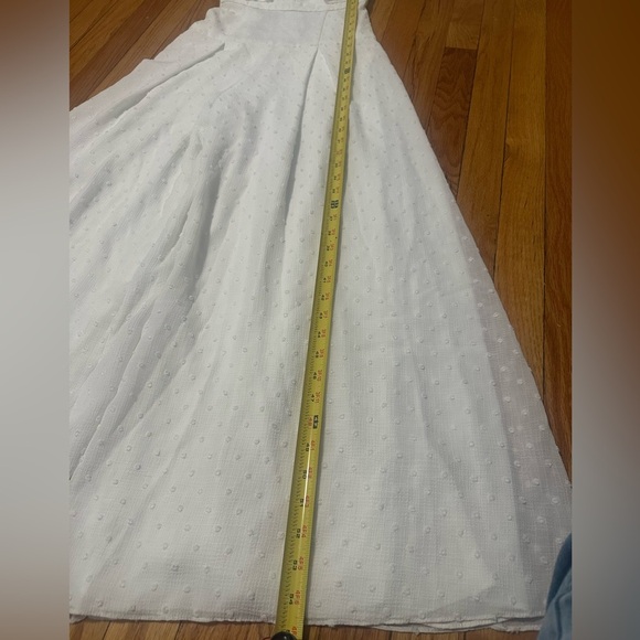 Free People White Plunge Jumpsuit with Flutter Cap Sleeves - Picture 13 of 14